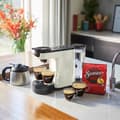 Miniatyrbillede 6 af 6: Kaffemaskine 2 i 1 Senseo Switch Philips HD6592/05. 2 i 1 med filter og kapsel. isolerede vers. Crema Plus