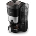 Miniatyrbild 3 av 6: Filterkaffebryggare med integrerad kvarn - PHILIPS - HD7888/01 - Upp till 10 koppar - 1,25 L - Svart/Silver