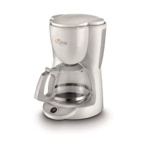 Filterkaffemaskine - DELONGHI - ICM2.1 - 1000W - 10 kopper - Hvid