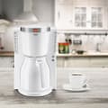 Pikkukuva 5 / 5: MELITTA Look IV Therm Selection 1011-11 -suodatinkahvinkeitin, valkoinen/harjattu teräs - 12 kuppia - AromaSelector - 1000 W