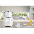 Pikkukuva 2 / 5: MELITTA Look IV Therm Selection 1011-11 -suodatinkahvinkeitin, valkoinen/harjattu teräs - 12 kuppia - AromaSelector - 1000 W