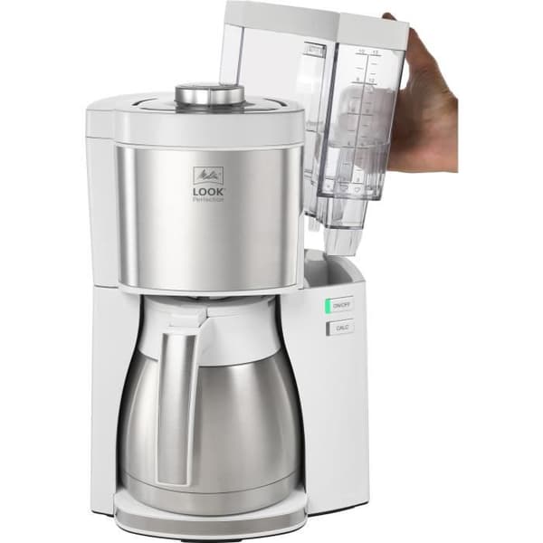 Melitta-kahvinkeitin - Look v Therm Perfection 1025-15 Valkoinen/harjattu teräs