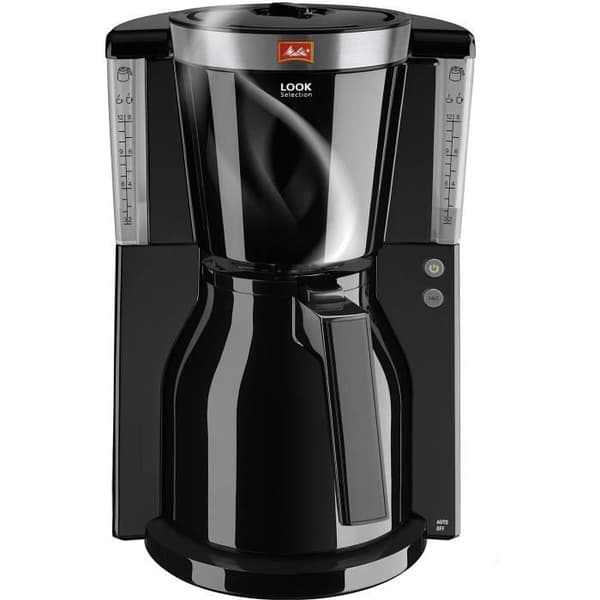 Melitta Kaffemaskine - Look IV Thermal selection 1011-12 Sort/børstet stål