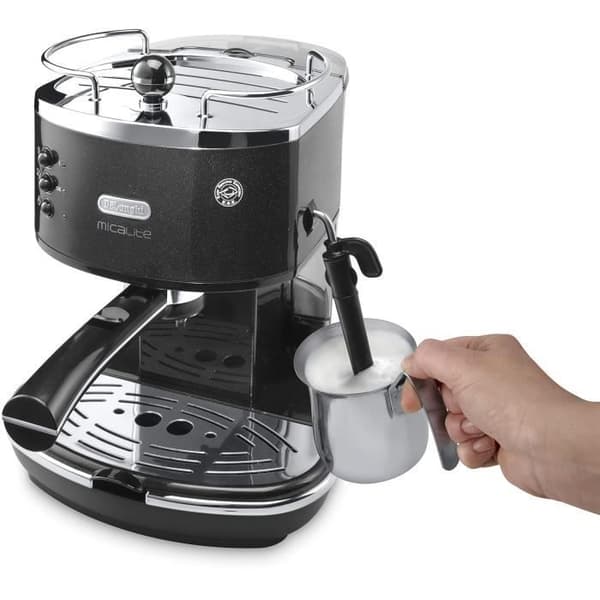 DELONGHI Icona ECO 311.BK Classic Espressomaskine - Sort - Kompatibel med formalet kaffe og ESE-kapsler