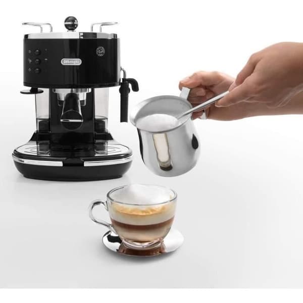 DELONGHI Icona ECO 311.BK Classic Espressomaskine - Sort - Kompatibel med formalet kaffe og ESE-kapsler