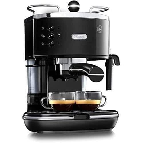DELONGHI Icona ECO 311.BK Classic Espressomaskine - Sort - Kompatibel med formalet kaffe og ESE-kapsler