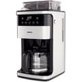 Miniatyrbild 1 av 6: Digital filterkaffebryggare med kvarn - MEDION - 1000W - 1,5L - Silver