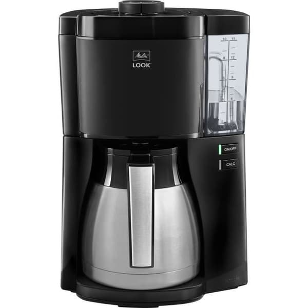 Kahvinkeitin - MELITTA - Look V Therm 1025-12 - 1080 W - 1,25 L - Musta