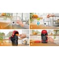 Miniatyrbillede 5 af 6: Multikaffemaskine - BOSCH - TASSIMO - T11 Rød stil - 1400 W