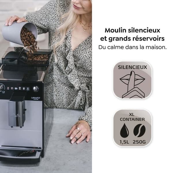 Automatisk kaffemaskine - MELITTA - Latticia OT F300-101 - Sølv