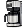 Miniatyrbild 1 av 6: Digital isolerad filterkaffebryggare - MEDION - 900W - 1,2L - Silver