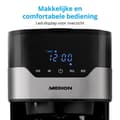 Miniatyrbillede 5 af 6: Programmerbar filterkaffemaskine med kande - MEDION - MD 18458 - isotermisk - 900W - 1,2 L