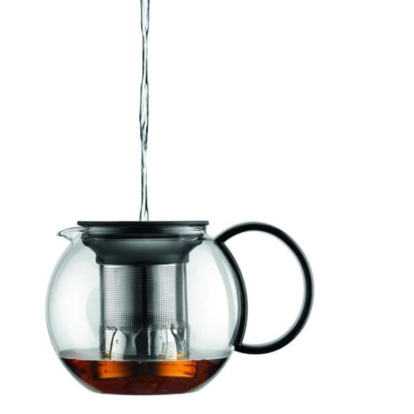 Assam - De har stempelbund, plastiklåg, filter i rustfrit stål, 0,5 l