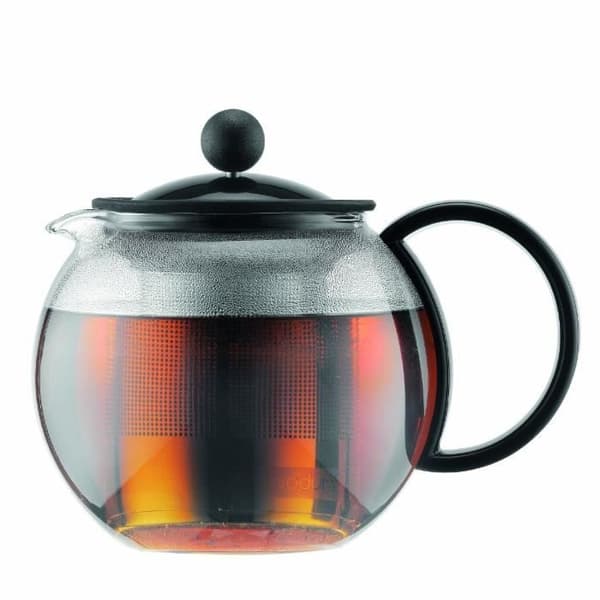 Assam - De har stempelbund, plastiklåg, filter i rustfrit stål, 0,5 l