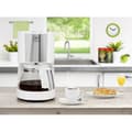 Miniatyrbild 3 av 4: MELITTA 1017-03 Enjoy Top Glas kaffebryggare Vit / borstat stål 1017-03