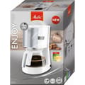 Miniatyrbild 4 av 4: MELITTA 1017-03 Enjoy Top Glas kaffebryggare Vit / borstat stål 1017-03