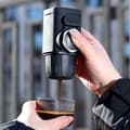 Miniatyrbillede 3 af 6: Bærbar håndpresset kaffemaskine til udendørs lille espressomaskine
