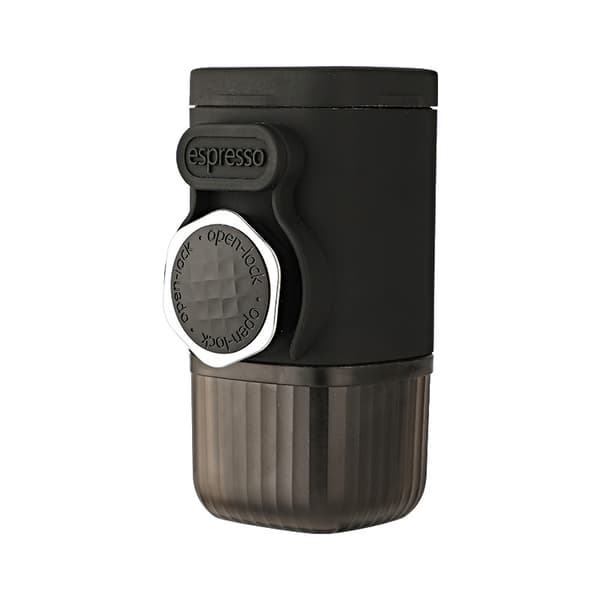 Kannettava käsinpuristettu kahvinkeitin ulkokäyttöön pienelle espressokeittimelle
