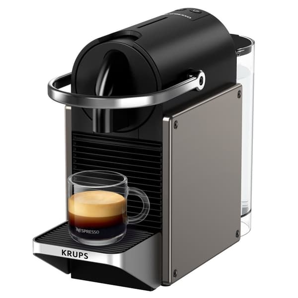 Krups Nespresso Pixie -kahvinkeitin (XN306T) titaani