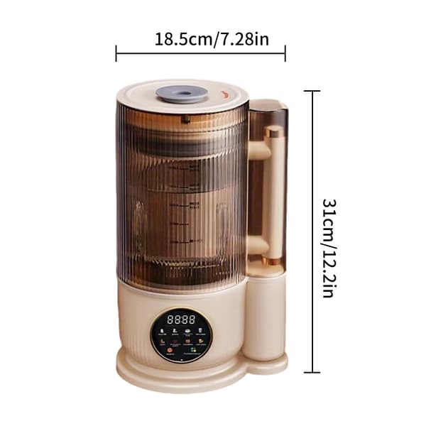 Sähkösitruspuristin, 500W Lämpöteho, Hiljainen Käyttö,EU, 1500ml