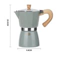 Miniatyrbillede 2 af 8: Lollanda Moka Pot / Coffee Pot – Klassisk Aluminium Kaffemaskine, Perfekt til komfur og camping, nem at bruge