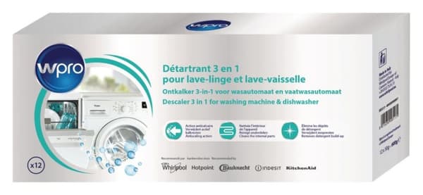 WPRO 484000008801 Kalkinpoistoaine Astianpesukone/Pyykinpesukone 600 G