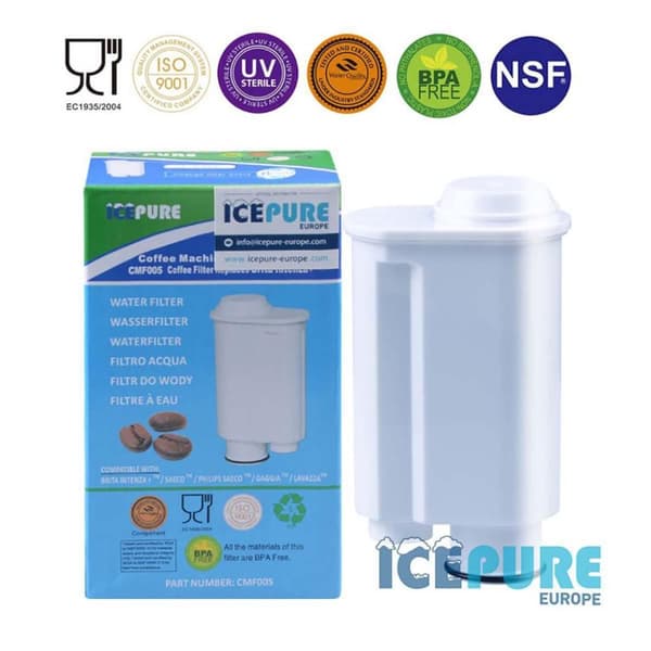Icepure CMF005 Vandfilter Kaffemaskine Udskiftning Saeco, Philips
