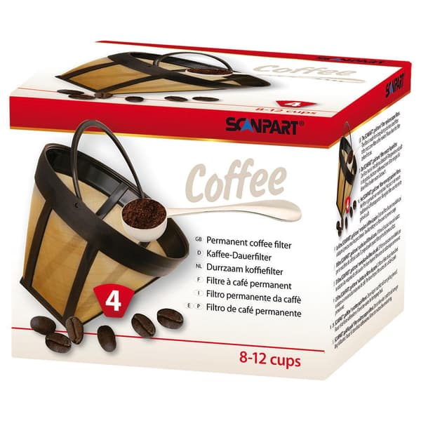 Scanpart Speed kaffefilter Goldtone Nr.4