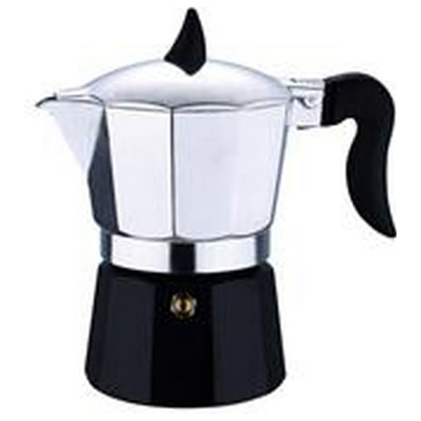 Kaffemaskin Renberg Chess Svart Aluminium Sølv (3 Kupit)