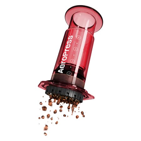 AeroPress Clear Red - Punainen kahvinkeitin