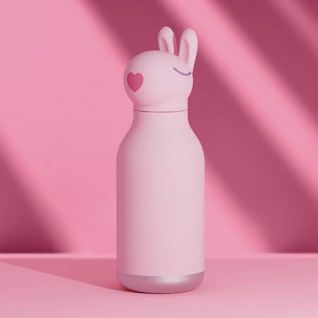 Asobu - Beasts Rabbit - Termoflaske med sugerør 460 ml