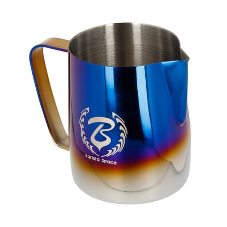 Barista Space - Titanium Half Blue maitokannu 600ml