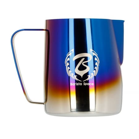 Barista Space - Titanium Half Blue maitokannu 600ml
