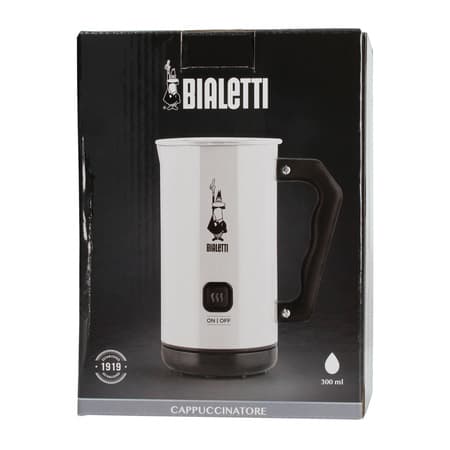 Bialetti Mælkeskummer MKF02 Bianco - Elektrisk mælkeskummer Hvid