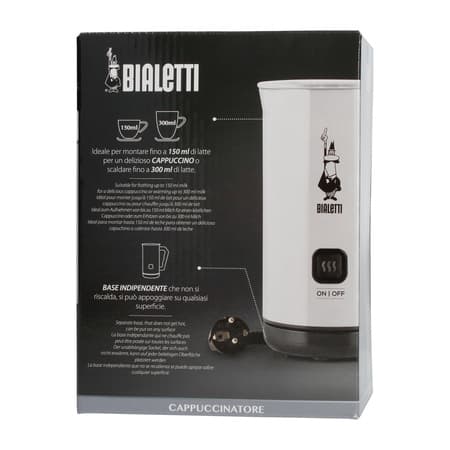 Bialetti Mælkeskummer MKF02 Bianco - Elektrisk mælkeskummer Hvid