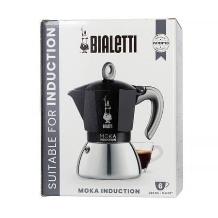 Bialetti New Moka Induction 6tz Svart