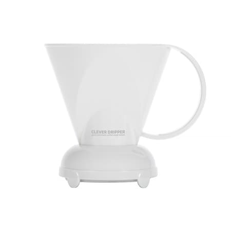 Clever Dripper - Kaffemaskine L 500ml hvid + 100 filtre