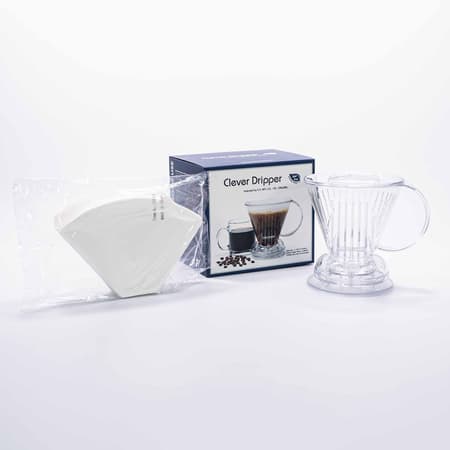Clever Dripper - Kaffemaskine L 500ml gennemsigtig + 100 filtre
