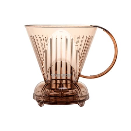 Clever Dripper - Kaffemaskine L 500ml gennemsigtig brun + 100 filtre