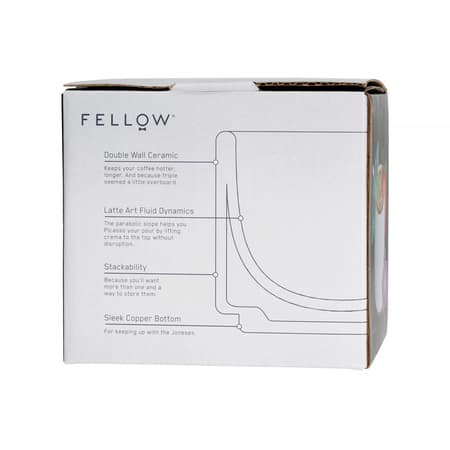 Fellow Monty Cappuccino - Hvidt krus 190 ml