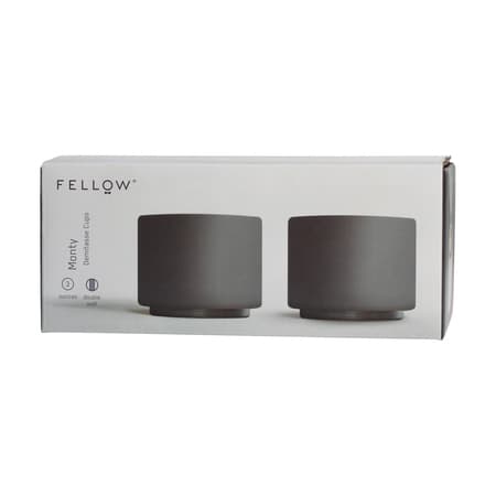 Fellow Monty Espresso - Svart mugg 90 ml - 2 st