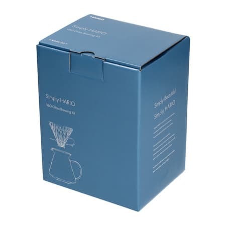 Hario - V60 Glass Brewing Kit - Lasitin + palvelin + suodatinsarja