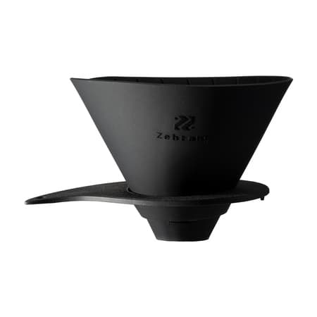 Hario - Zebrang V60-02 Flat Dripper - Foldbar silikone dryp sort