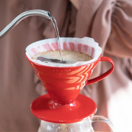 Hario keramik Drip V60-02 Röd