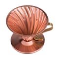 Miniatyrbild 3 av 4: Hario metall Drip V60-02 koppar-guld