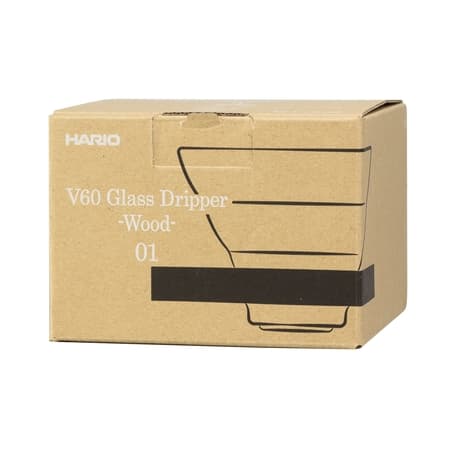 Hario glas Drip V60-01 - Olivträ