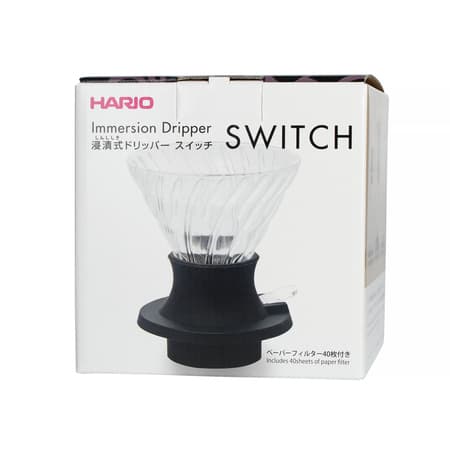 Hario - Immersion Switch Sæt - glasdryp V60-02 + filtre