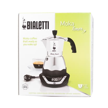 Bialetti Moka Timer 3tz elektrisk kaffebryggare