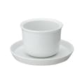 Pikkukuva 1 / 3: KINTO - LEHDET TEE - Kuppi ja lautanen - Valkoinen 160ml
