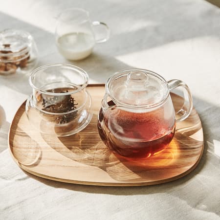KINTO - UNITEA - Kande med glas te infuser 450ml
